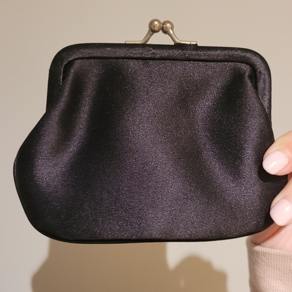 Lulu Guinness Black Coin Purse - Picture 3 of 7